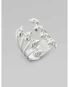 Delfina Delettrez Sterling Silver Eight Skull Ring - Lyst