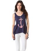Wildfox Baby Anchor Tank - Lyst