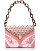 Tory Burch Maddie Pink Tiedye Shoulder Bag - Lyst