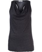 James Perse Cowl Racer Back Tank - Lyst