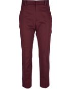 Jil Sander Straight Leg Trouser - Lyst