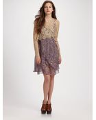 Zimmermann Conversation Paisley Lace Waterfall Dress - Lyst