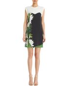 3.1 Phillip Lim Floral Print Contrast Top Dress - Lyst