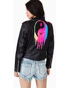 Nasty Gal Burleigh Leather Jacket - Lyst