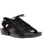 Silent - Damir Doma Laceup Sandal - Lyst