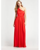 Tibi Goddess Oneshoulder Gown - Lyst