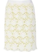Karen Millen Cute Feminine Lace Skirt - Lyst