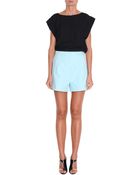 Tibi Open Weave Sleeveless Top - Lyst