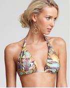 Pilyq Anaconda Xslider Halter Bikini Top - Lyst