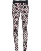 Balenciaga Skinny Rhombus Print Trouser - Lyst