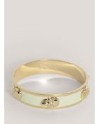 Alexander McQueen 3d Enamel Skull Bangle - Lyst
