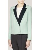 Diane von Furstenberg Pamela Contrastlapel Jacket - Lyst
