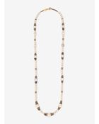 Erickson Beamon Pearl and Rhinestone Long Necklace - Lyst