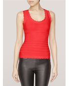 Hervé Léger Alix Bandage Tank Top - Lyst