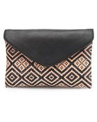 J.Crew Invitation Clutch in Diamond Raffia - Lyst