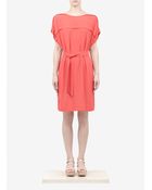 See By Chloé Contrast Panelled Shift Dress - Lyst