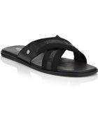 Versace Cross Strap Sandals - Lyst