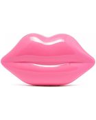 Lulu Guinness Blush Perspex Lips Clutch - Lyst