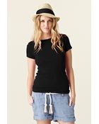 Michael Stars Short Slv Crew Neck Tee - Lyst