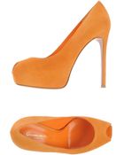 Gianvito Rossi Pumps with Open Toe - Lyst