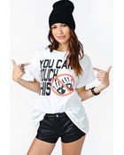 Nasty Gal You Cant Touch This Tee - Lyst