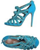 Tabitha Simmons Platform Sandals - Lyst