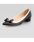 Kate Spade Anika Patent Pointed Toe Pumps - Lyst