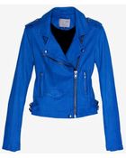 Iro Exclusive Ashville Leather Jacket Blue - Lyst