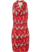 MICHAEL Michael Kors Ruched Stretch Dress - Lyst