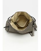 Jimmy Choo Large Boho Metallic Suede Hobo - Lyst