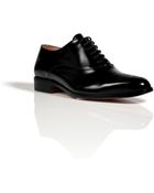 Maison Martin Margiela Leather Lace Ups in Black - Lyst