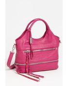 Steven By Steve Madden Besos Leather Satchel - Lyst