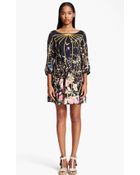 Thakoon Birdcage Print Silk Dress - Lyst