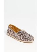 Toms Classic Gold Slipon Women - Lyst