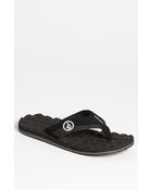 Volcom Recliner Flip Flop - Lyst