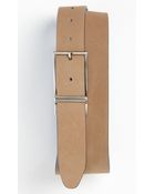 1901 Reversible Nubuck Leather Belt - Lyst