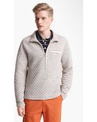Billy Reid Half Zip Quilted Pullover - Lyst