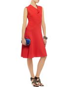 Oscar de la Renta Wool Dress - Lyst