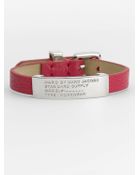 Marc By Marc Jacobs Leather Id Bracelet - Lyst