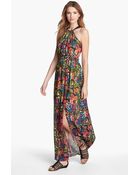 Marc New York By Andrew Marc Print Maxi Dress - Lyst