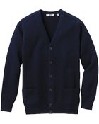 Uniqlo Lambswool V Neck Cardigan - Lyst