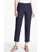 Eileen Fisher Slim Denim Ankle Pants - Lyst