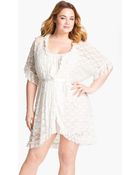 In Bloom By Jonquil Lace Bridal Wrap Plus - Lyst