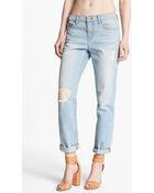 J Brand Aidan Slouchy Boyfriend Jeans Meadow - Lyst