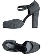 Lena Milos Platform Sandals - Lyst