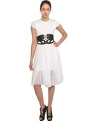 McQ by Alexander McQueen Chiffon Silk Jersey Dress - Lyst