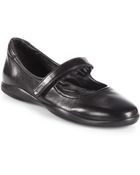 Prada Mary Jane Leather Flats - Lyst