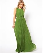 Ted Baker Pleated Maxi Dress - Lyst