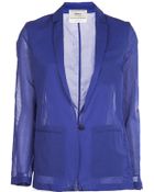 Giada Forte Sheer Long Sleeve Jacket - Lyst