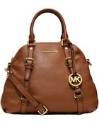MICHAEL Michael Kors Bedford Large Bowling Satchel - Lyst